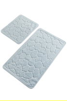 Set covoraș de baie (2 bucăți), Chilai, Lino, Bumbac, Multicolor