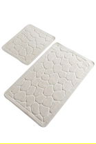 Set covoraș de baie (2 bucăți), Chilai, Lino, Bumbac, Multicolor