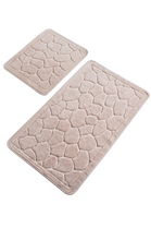 Set covoraș de baie (2 bucăți), Chilai, Lino, Bumbac, Multicolor