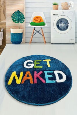 Covoraș de baie, Chilai, Get Naked, Fibre acrilice, Multicolor