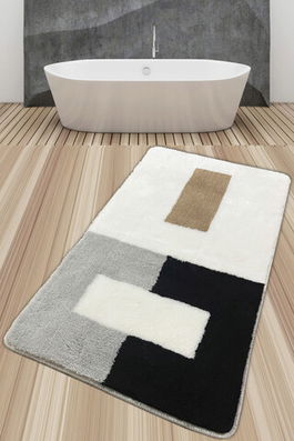Covoraș de baie, Chilai, Roin, 70x120 cm, Fibre acrilice, Multicolor
