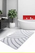 Covoraș de baie, Chilai Home, Alya, 70x120 cm, Fibre acrilice, Multicolor