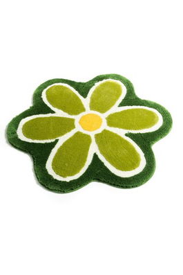 Covoraș de baie, Chilai Home, Flower, Fibre acrilice, Multicolor