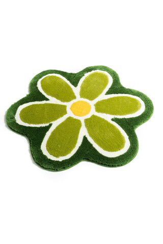 Covoraș de baie, Chilai Home, Flower, Fibre acrilice, Multicolor