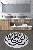Covoraș de baie, Chilai Home, Oreo, Fibre acrilice, Multicolor