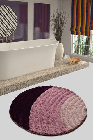 Covoraș de baie, Chilai Home, Well Çap, Fibre acrilice, Multicolor