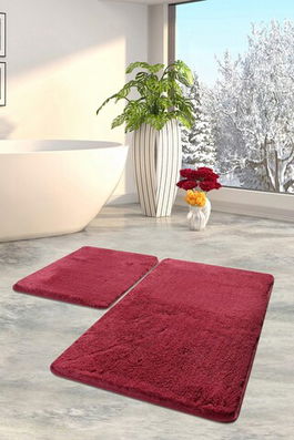 Set covoraș de baie (2 bucăți), Chilai, Havai, Fibre acrilice, Fucsia