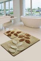 Set covoraș de baie (2 bucăți), Chilai, Innovia, Fibre acrilice, Multicolor