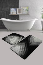 Set covoraș de baie (2 bucăți), Chilai, Stella, Fibre acrilice, Multicolor
