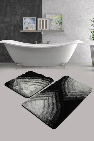 Set covoraș de baie (2 bucăți), Chilai, Stella, Fibre acrilice, Multicolor