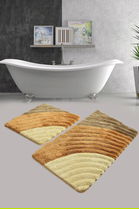 Set covoraș de baie (2 bucăți), Chilai, Well, Fibre acrilice, Multicolor