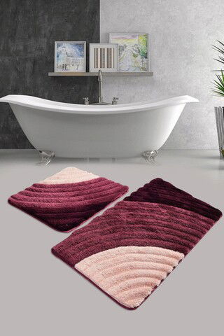 Set covoraș de baie (2 bucăți), Chilai, Well, Fibre acrilice, Multicolor