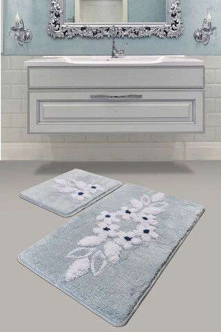 Set covoraș de baie (2 bucăți), Chilai Home, Bella, Fibre acrilice, Multicolor