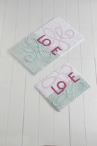 Set covoraș de baie (2 bucăți), Chilai Home, Eros, Fibre acrilice, Multicolor