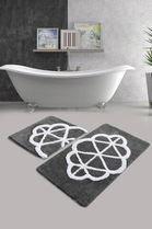 Set covoraș de baie (2 bucăți), Chilai Home, Sofya, Fibre acrilice, Multicolor