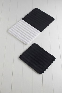 Set covoraș de baie (2 bucăți), Chilai Home, Soft, Fibre acrilice, Multicolor