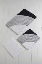 Set covoraș de baie (3 bucăți), Chilai Home, Well, Fibre acrilice, Multicolor