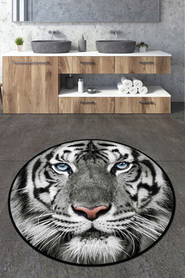 Covoraș de baie, Chilai, Hunter Circle Djt 200, Poliester, Multicolor