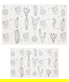 Set covoraș de baie (2 bucăți), Elliott, 4231A, Catifea, Multicolor