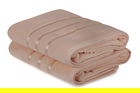 Set prosoape de baie (2 bucăți), Hobby, Dolce, Microbumbac, Roz somon