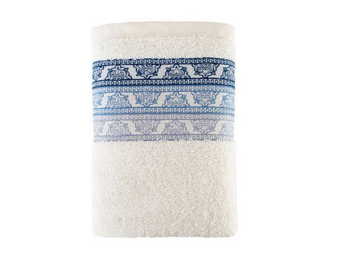 Prosop de baie, Irya Home, Tile, 97% Bumbac/3% Poliester, Ecru