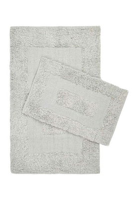 Set covoraș de baie (2 bucăți), Irya Home, Madison, Bumbac, Albastru