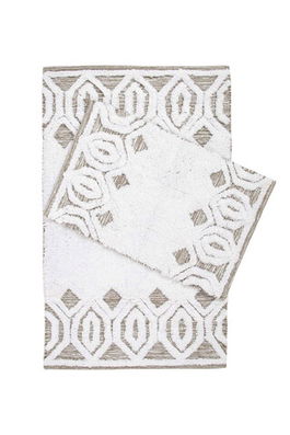 Set covoraș de baie (2 bucăți), Irya Home, Sherry, Bumbac, Bej
