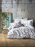 Lenjerie de pat pentru o persoana Single XXL (DE), Fleur, Türkiz, Bumbac Ranforce