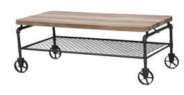 Masuta de cafea Manhattan, Mauro Ferretti, 126x62.6x45.6 cm, fier
