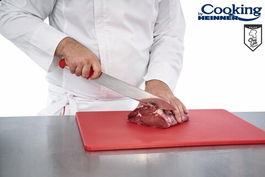 Tocator HACCP GN1/1, Cooking by Heinner, 53x32.5x2 cm, polietilena, rosu