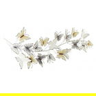 Decoratiune de perete, Mariposa, Bizzotto, 28.8x101 cm, otel