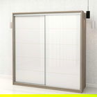 Dulap haine usi culisante PRIMAVERA 205, H205, Oak, Alb Gloss