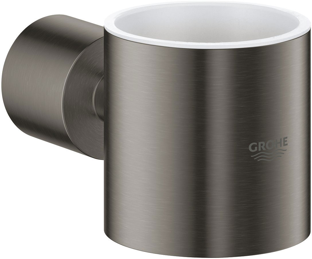 Suport de perete pentru pahar Grohe Atrio brushed hard graphite