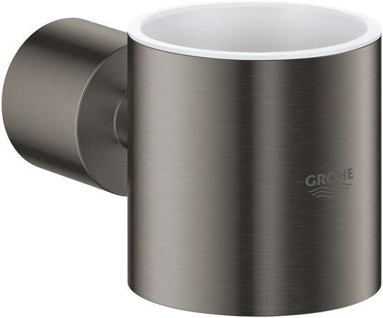Suport de perete pentru pahar Grohe Atrio brushed hard graphite