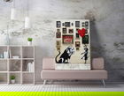 Tablou decorativ, WY119 (50 x 70), 50% bumbac / 50% poliester, Canvas imprimat, Multicolor