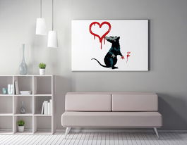 Tablou decorativ, WY129 (70 x 100), 50% bumbac / 50% poliester, Canvas imprimat, Multicolor