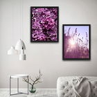 Set 2 tablouri decorative, Purple Set, PAL, Hartie, Multicolor