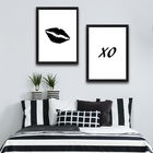 Set 2 tablouri decorative, Xo Set, PAL, Hartie, Multicolor