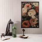 Tablou decorativ, Roses XL, Lemn, Lemn, Multicolor