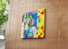 Tablou decorativ, 4545K-104, Canvas, Dimensiune: 45 x 45 cm, Multicolor