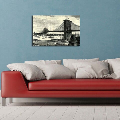 Tablou decorativ, 4570BRC-1, Canvas, Dimensiune: 45 x 70 cm, Multicolor