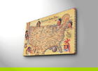 Tablou decorativ, 4570NTVC-6, Canvas, Dimensiune: 45 x 70 cm, Multicolor