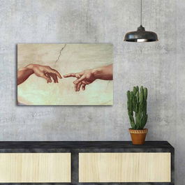 Tablou decorativ, FAMOUSART-021, Canvas, Dimensiune: 45 x 70 cm, Multicolor