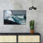 Tablou decorativ, FAMOUSART-089, Canvas, Dimensiune: 45 x 70 cm, Multicolor