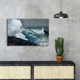 Tablou decorativ, FAMOUSART-089, Canvas, Dimensiune: 45 x 70 cm, Multicolor