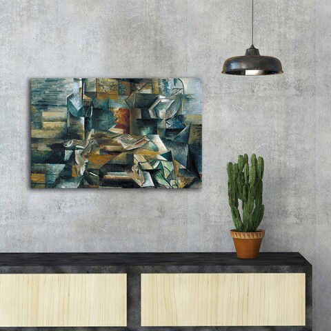 Tablou decorativ, FAMOUSART-105, Canvas, Dimensiune: 45 x 70 cm, Multicolor
