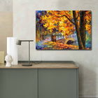 Tablou decorativ, 70100FAMOUSART-013, Canvas, 70 x 100 cm, Multicolor