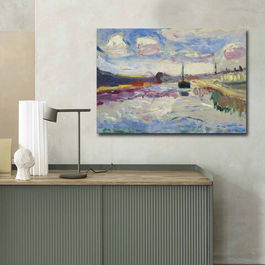 Tablou decorativ, 70100FAMOUSART-018, Canvas, 70 x 100 cm, Multicolor