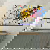 Tablou decorativ, 70100FAMOUSART-036, Canvas, 70 x 100 cm, Multicolor