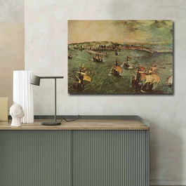 Tablou decorativ, 70100FAMOUSART-049, Canvas, 70 x 100 cm, Multicolor